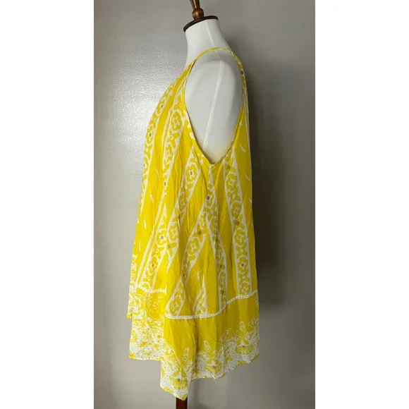 Anthropologie Halter Tunic Mini Dress